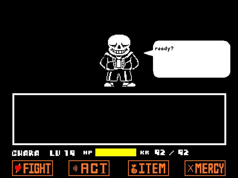 Sans · Bad Time Simulator game preview